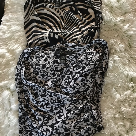 Style & Co Ruched Tops - Picture 2 of 6